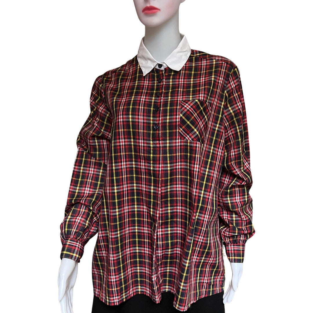 Vintage 1970s Sears Plaid Shirt