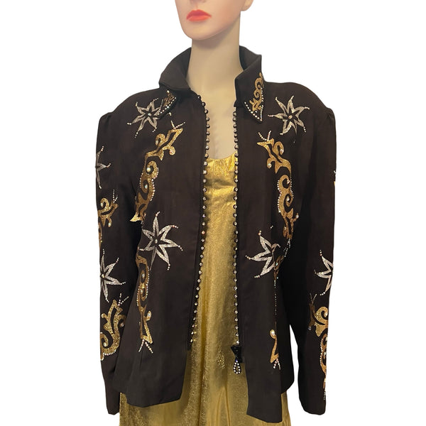 Vintage 1980s Madonna Style Embellished Jacket