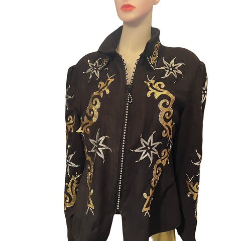 Vintage 1980s Madonna Style Embellished Jacket