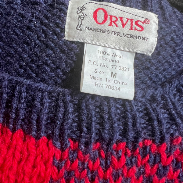 Vintage 1980s Orvis Plaid Sleeveless Sweater