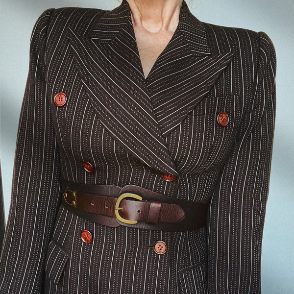 Dolce & Gabbana Fall 2003 Runway Pinstriped Jacket