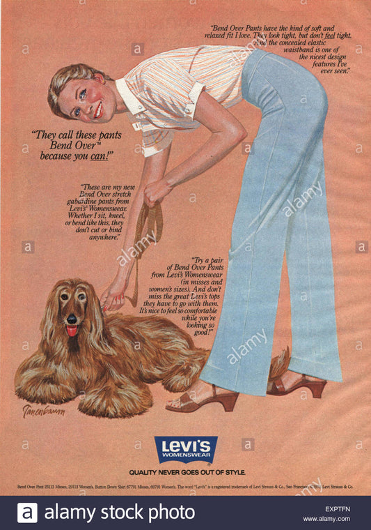 1970s Levi's Bend Over Pants [DOCUMENTED]