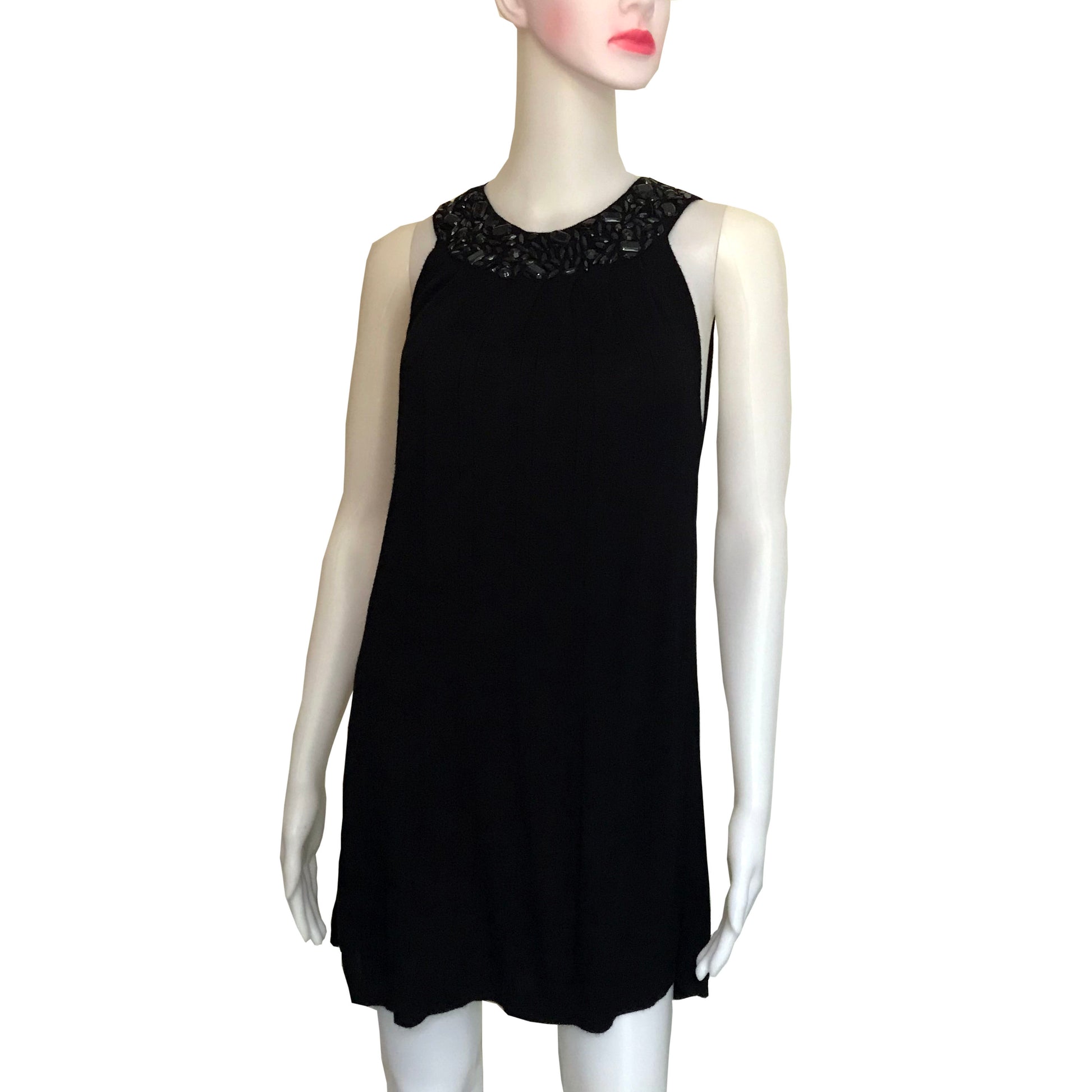 Vintage 1960s Mod Black Embellished Mini Dress – Shop Stylaphile Vintage Vintage 1960s Mod Black Embellished Mini Dress – Shop Stylaphile Vintage