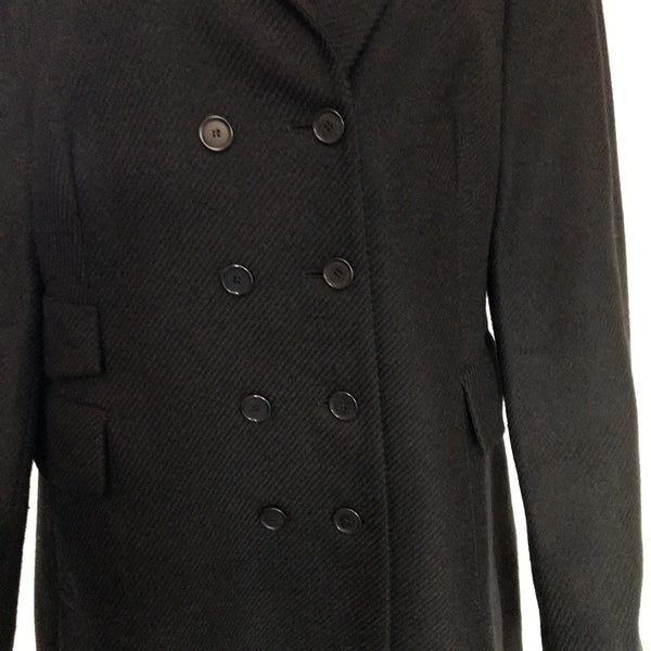 Vintage 1990s Akris Punto Double-Breasted Wool Coat