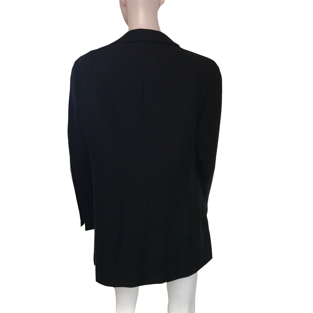 Vintage 1990s Akris Punto Black Wool Double-Breasted Coat – Shop ...