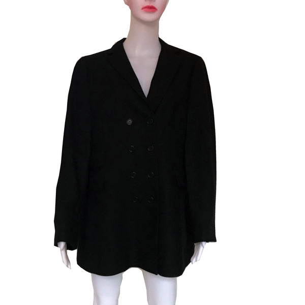 Vintage 1990s Akris Punto Double-Breasted Wool Coat