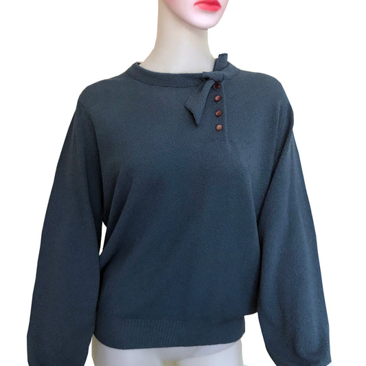 Vintage 1950s Cornflower Blue Talbott Sweater