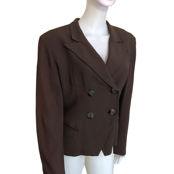 Vintage 1980s Christian Dior Double-Breasted Blazer