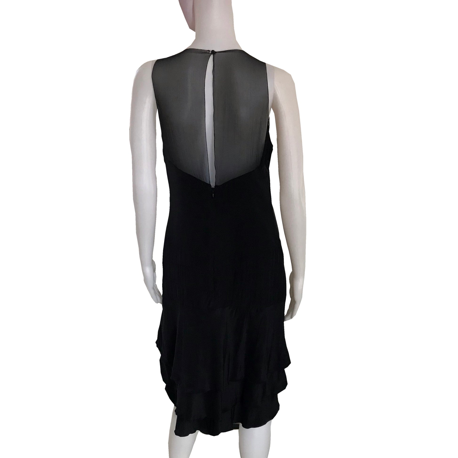 Vintage 1990s Chanel Black Silk Sleeveless Tiered Dress Shop Stylaphile Vintage Vintage 1990s Chanel Black Silk Sleeveless Tiered Dress Shop Stylaphile Vintage