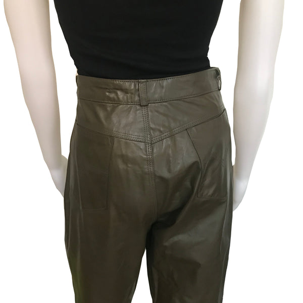 1980s LEATHER PANTS