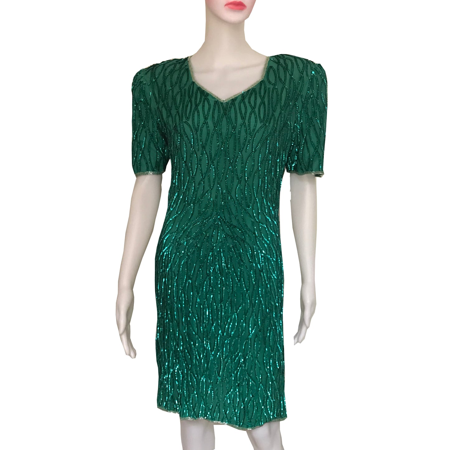 1980s SEQUIN DRESS