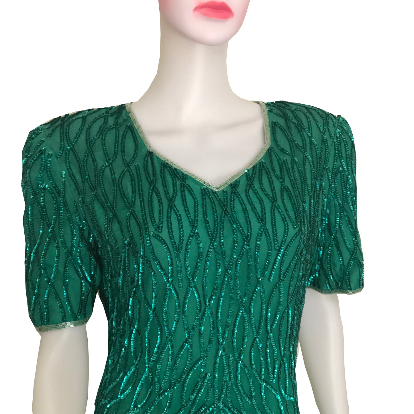 1980s SEQUIN DRESS