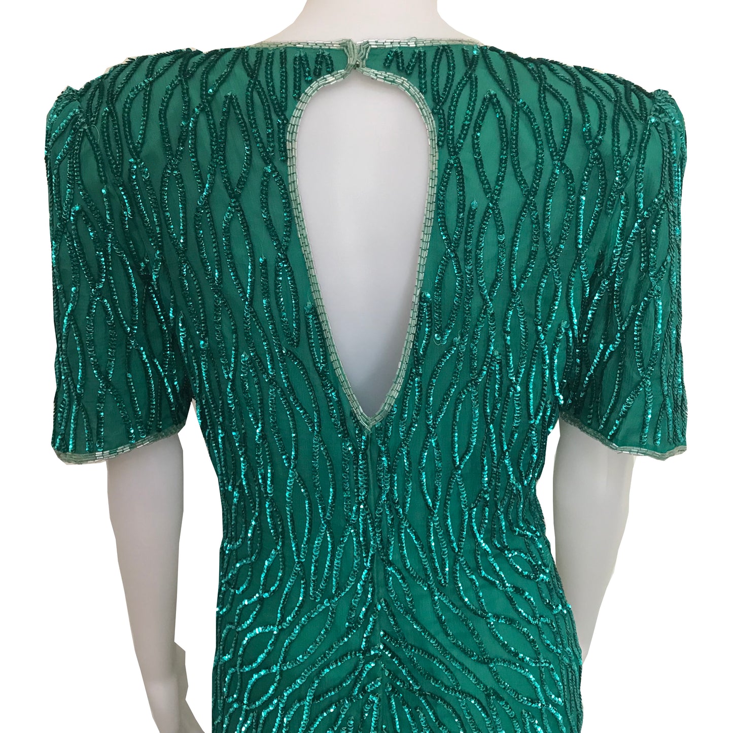 1980s SEQUIN DRESS