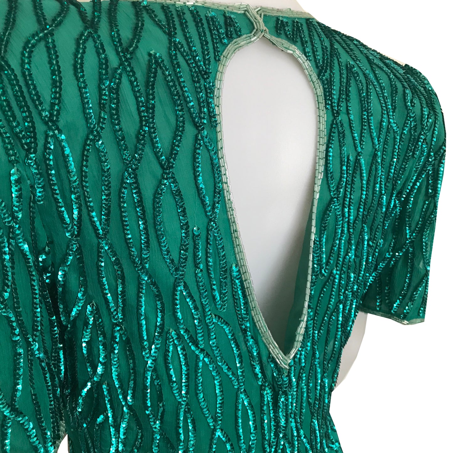 1980s SEQUIN DRESS
