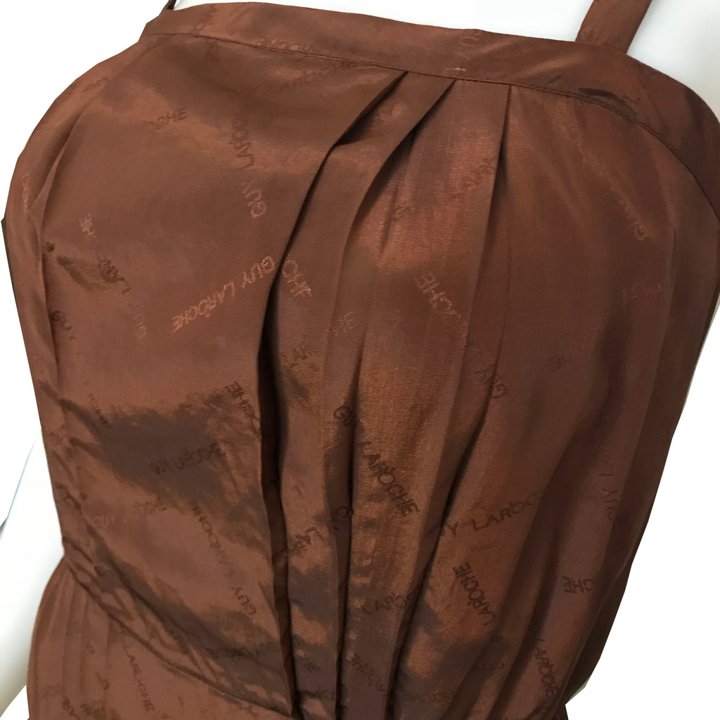 Vintage Leather Backpack GUY LAROCHE 1970s 