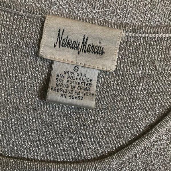 Vintage 1990s Neiman Marcus Metallic Sweater Set