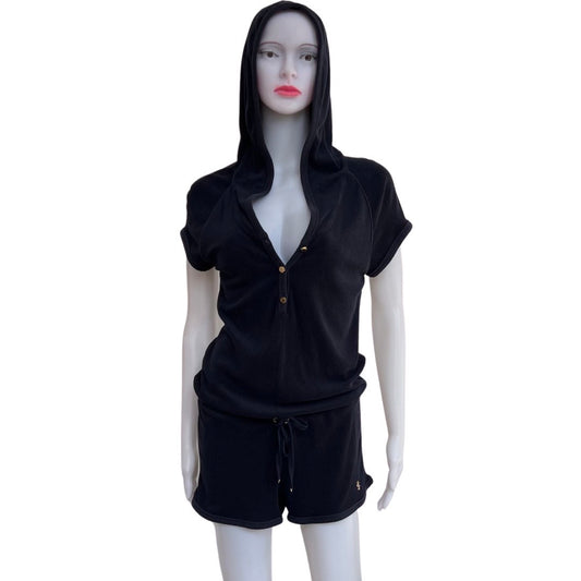Vintage Juicy Couture Navy Blue Terry Romper