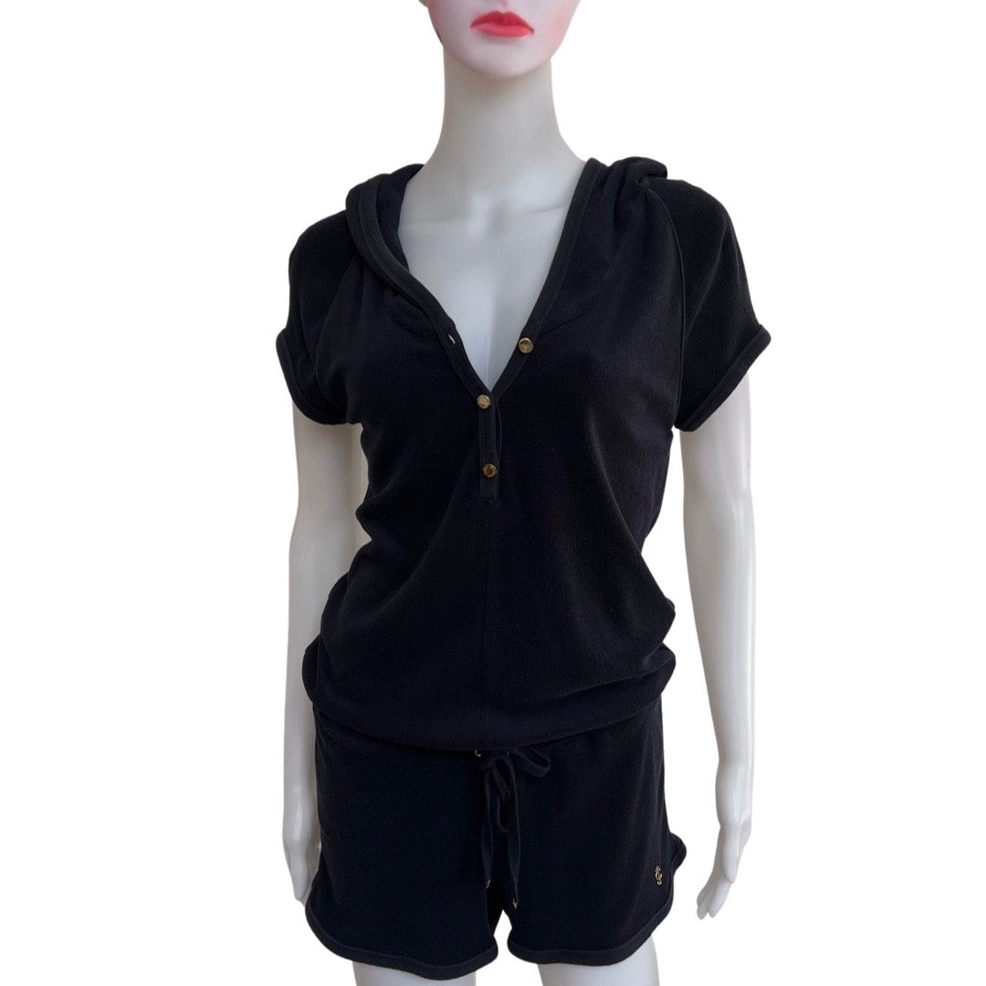 Vintage Juicy Couture Navy Blue Terry Romper