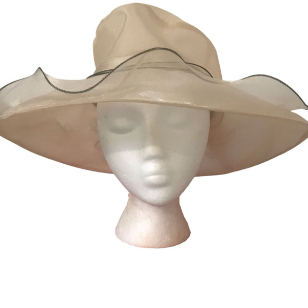 Vintage 1990s Kentucky Derby Style Sun Hat