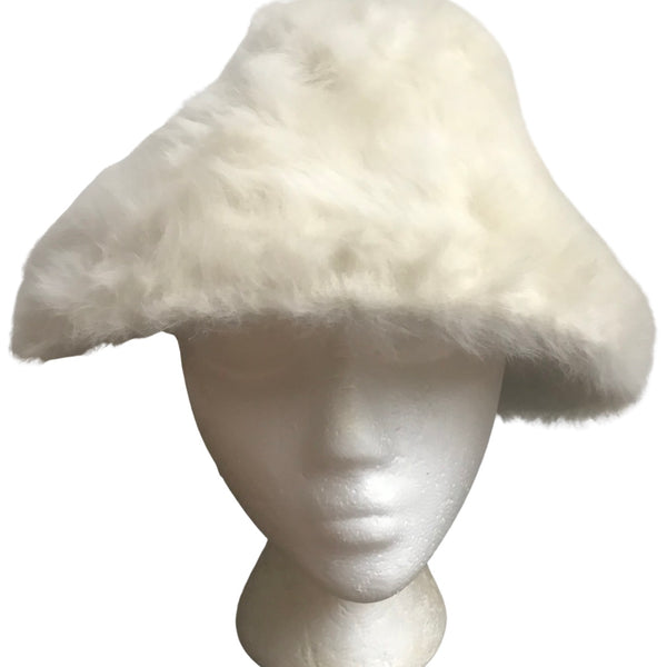 Vintage 1960s Mousse HB Fur Cone Hat