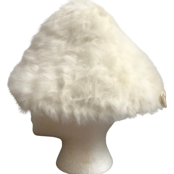 Vintage 1960s Mousse HB Fur Cone Hat