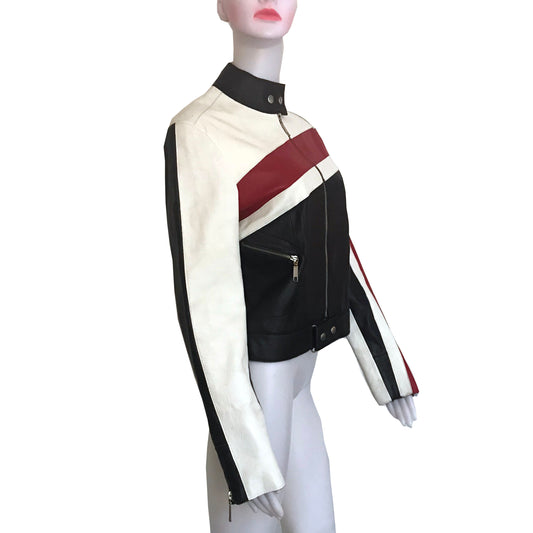 Vintage 1990s Bebe Sport Leather Jacket