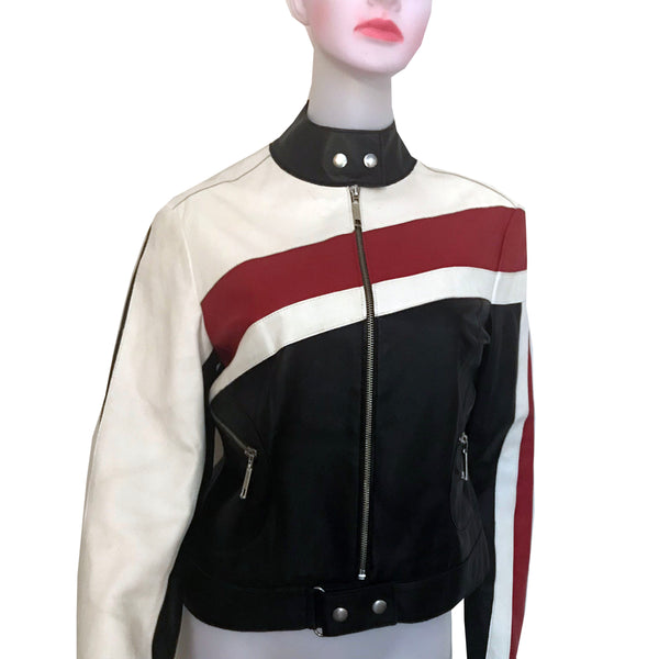 Vintage 1990s Bebe Sport Leather Jacket