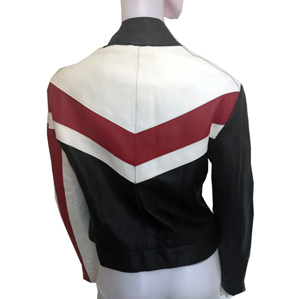 Vintage 1990s Bebe Sport Leather Jacket