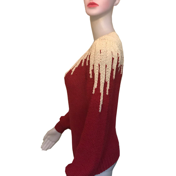 Vintage 1980s Lillie Rubin Color Block Sweater