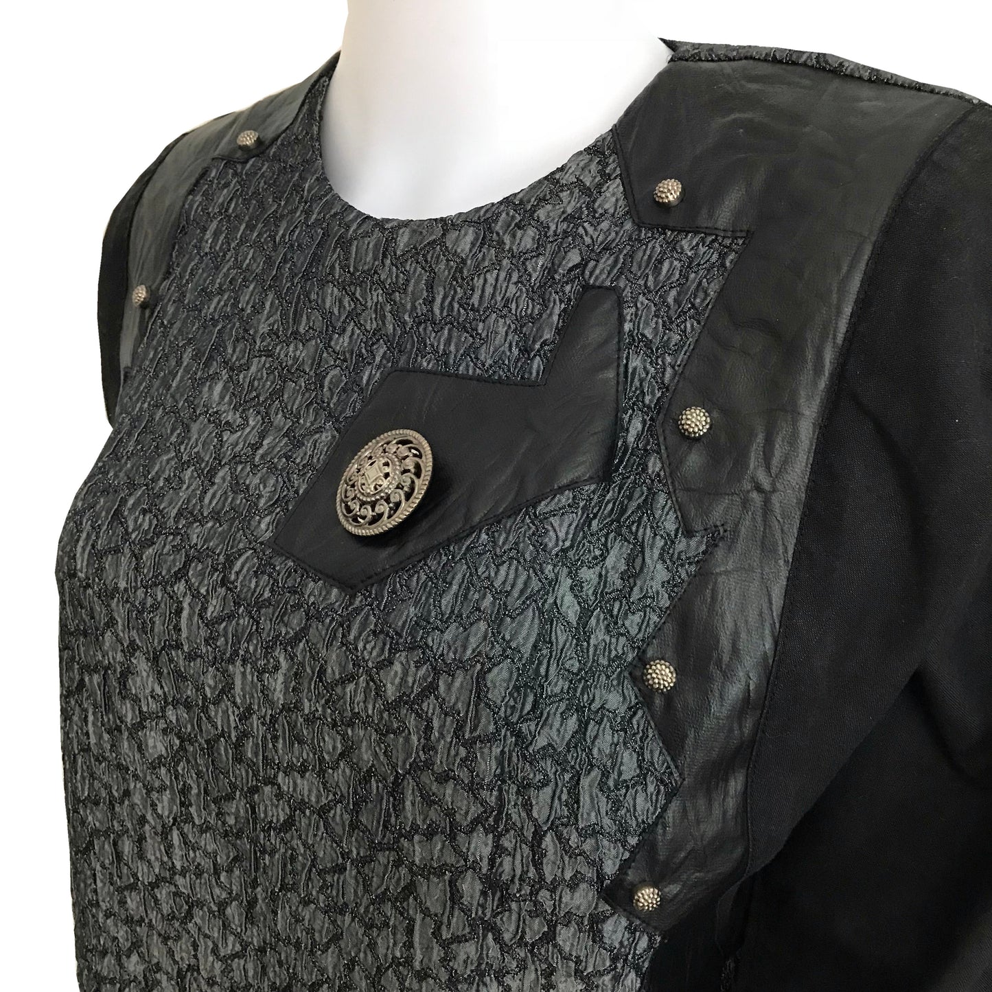 Vintage 1980s Handmade Michael Jackson Style Top