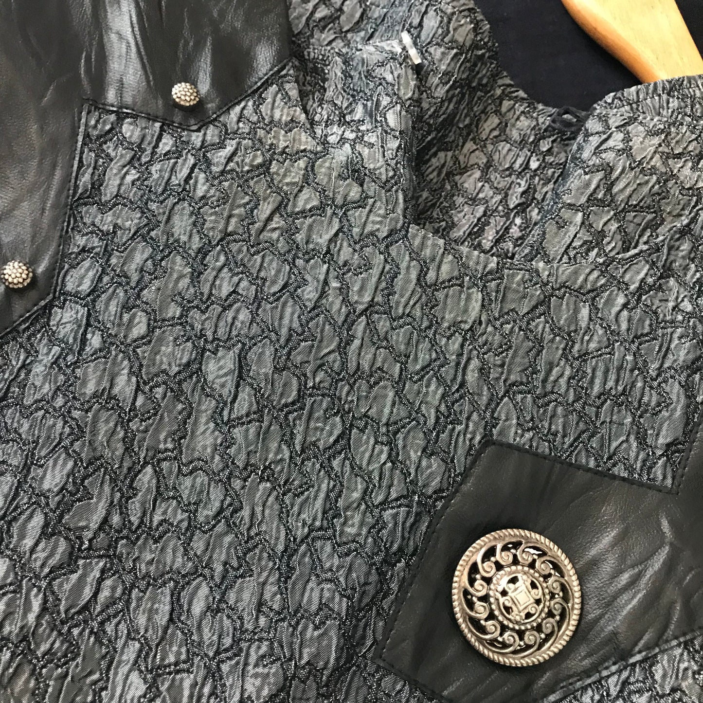 Vintage 1980s Handmade Michael Jackson Style Top