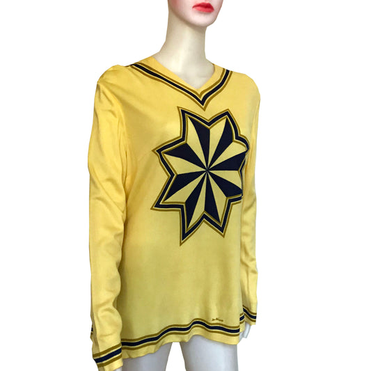 Vintage 1960s Mr. Dino Starburst Pullover Top