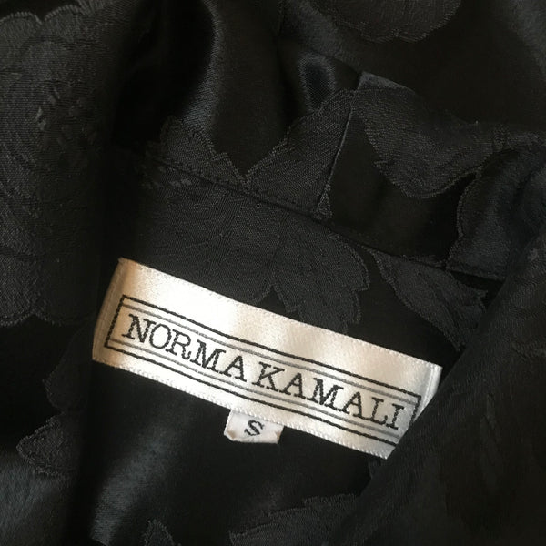 Vintage 1980s Norma Kamali Satin Jacket