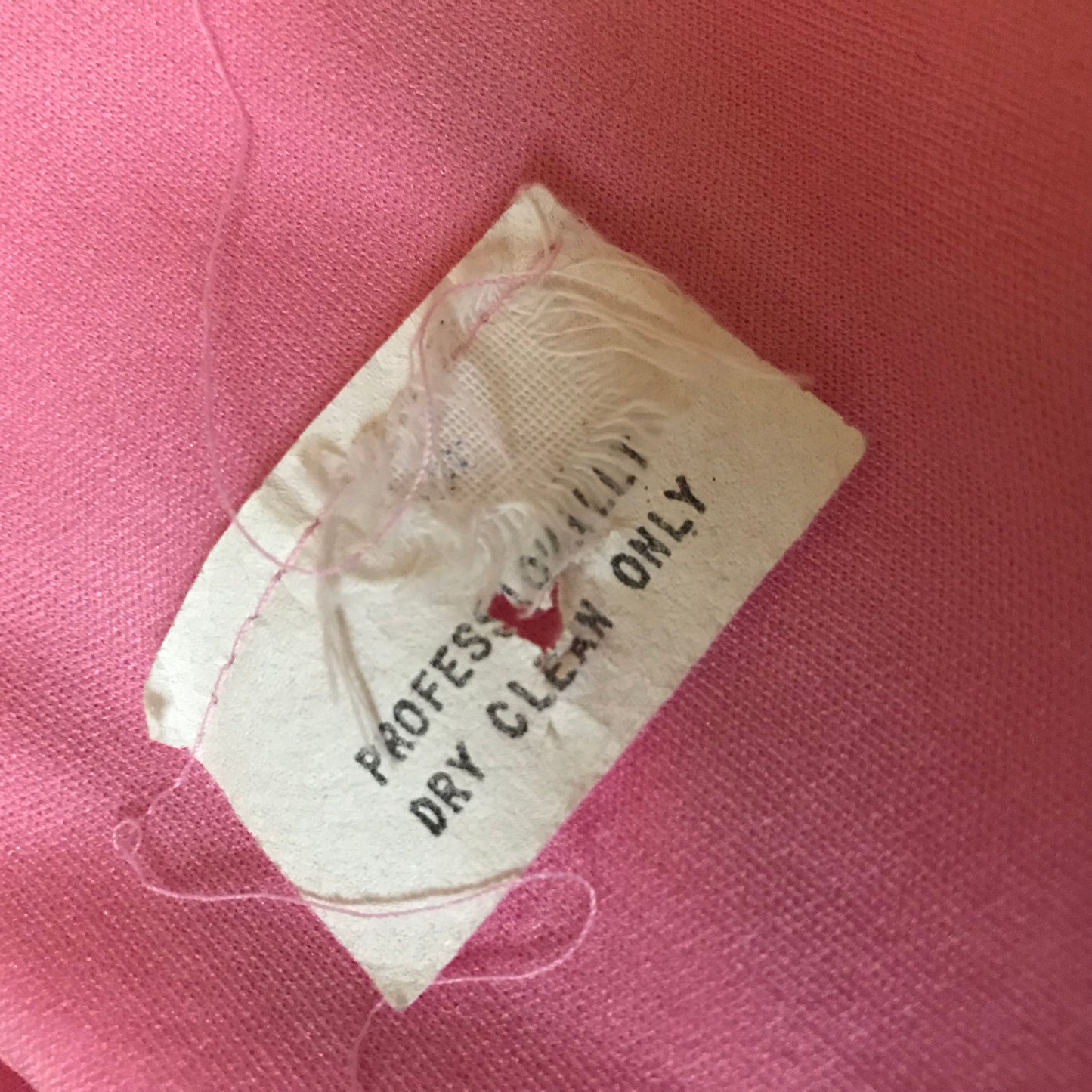 Vintage 1970s Pink Formal Maxi Prom Dress