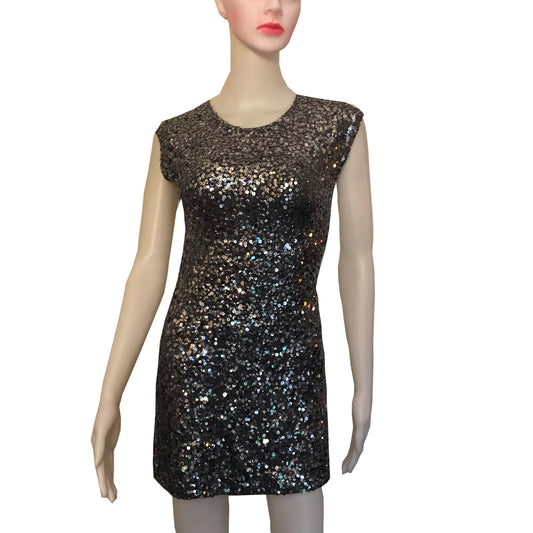 Vintage 1970s Sequined Disco Dress