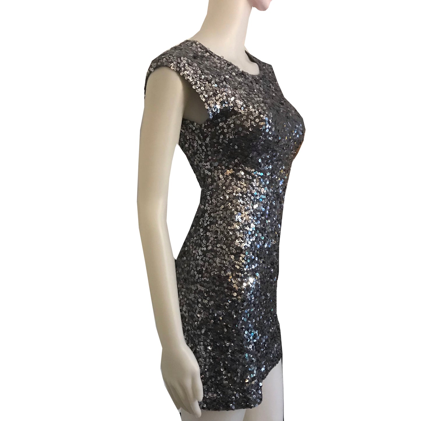 Vintage 1970s Sequined Disco Dress