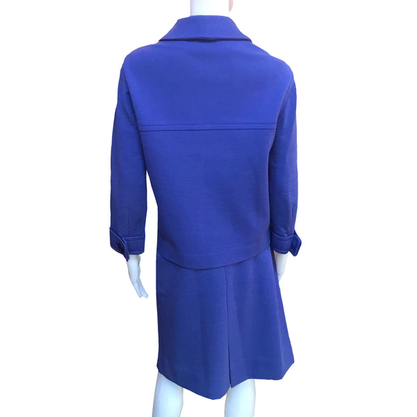 Vintage 1960s Shillito's Periwinkle Blue Skirt Suit