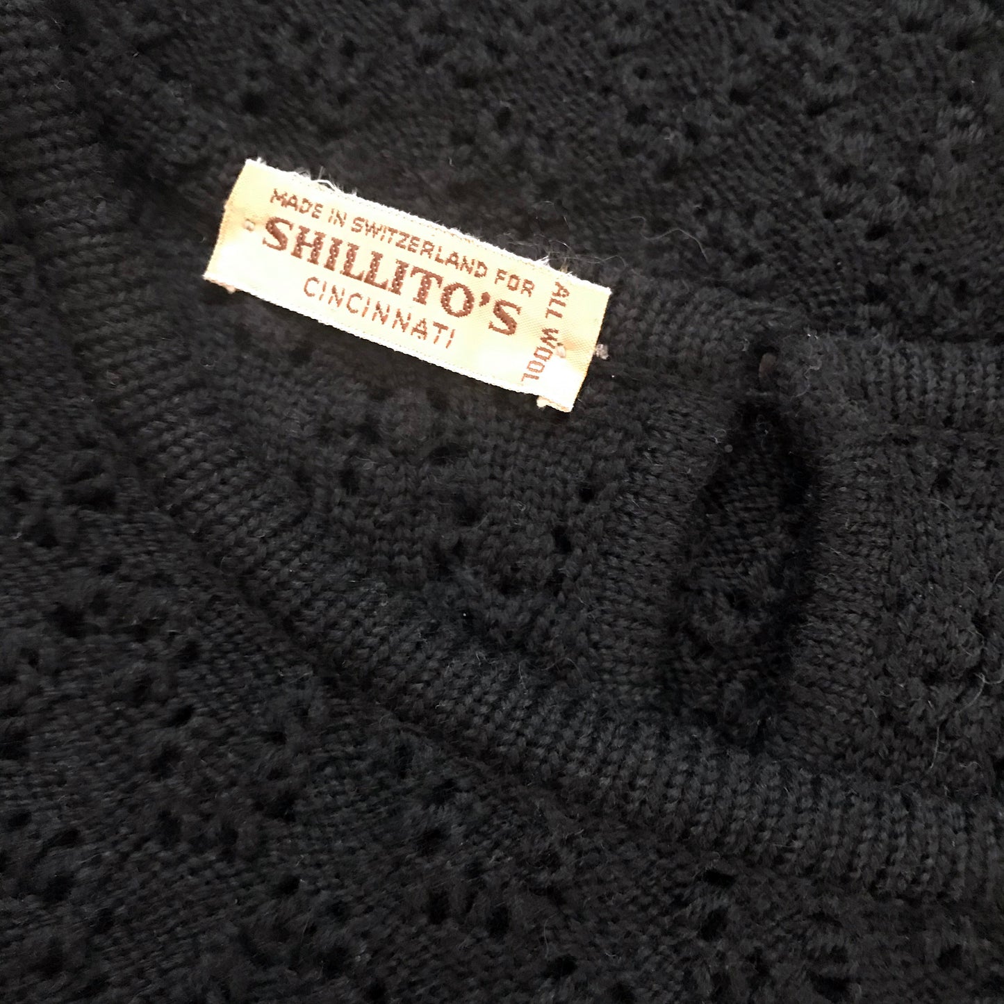 Vintage 1960s Shillito's Wool Sweater Skirt Suit