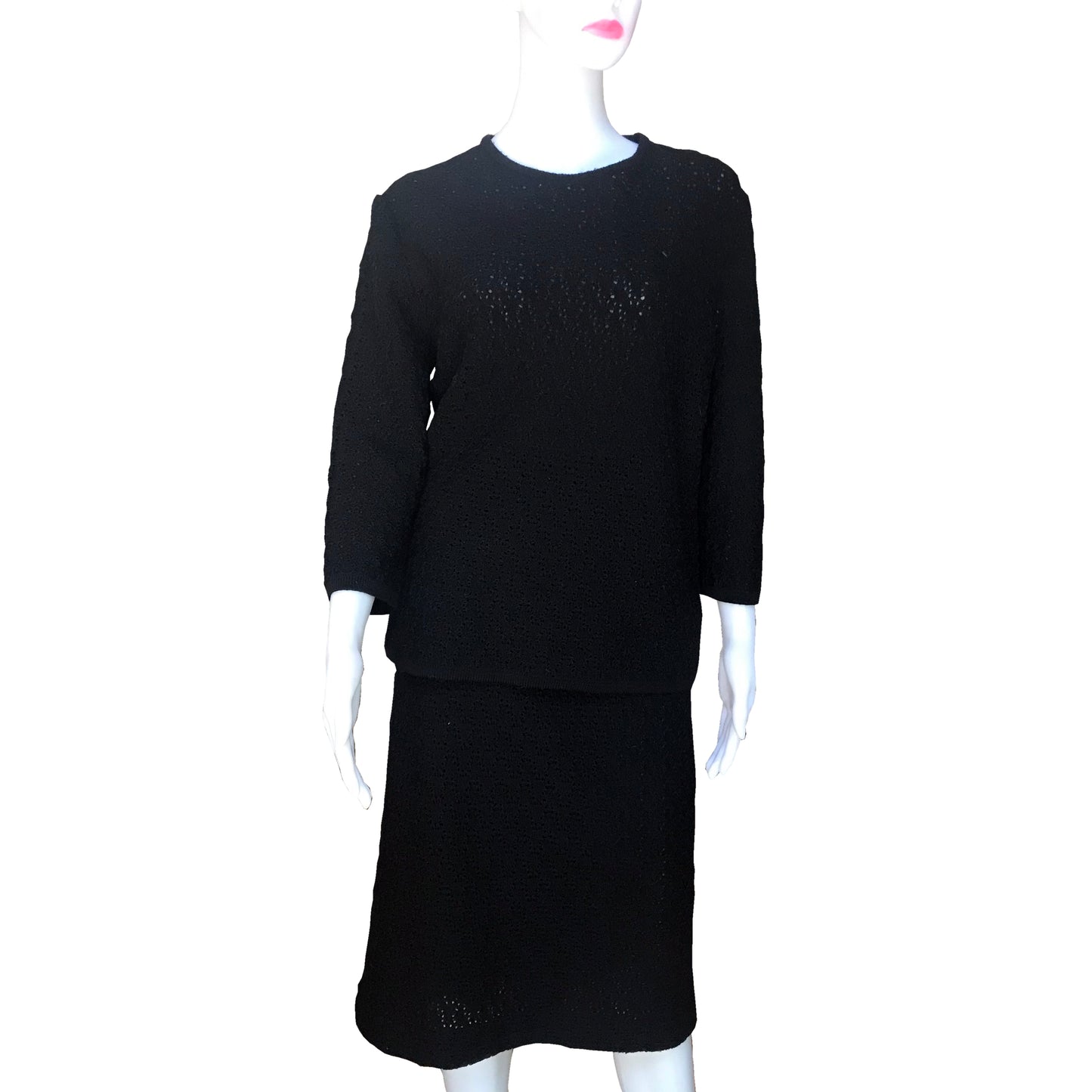 Vintage 1960s Shillito's Wool Sweater Skirt Suit