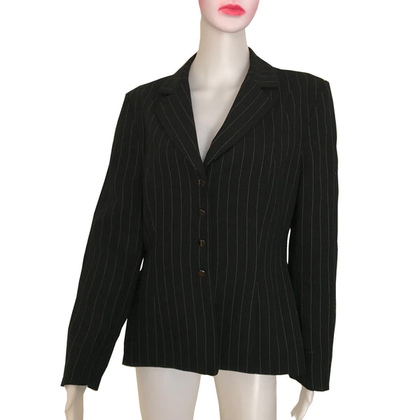 Vintage 1980s Giorgio Sant' Angelo Pinstriped Jacket – Shop Stylaphile ...