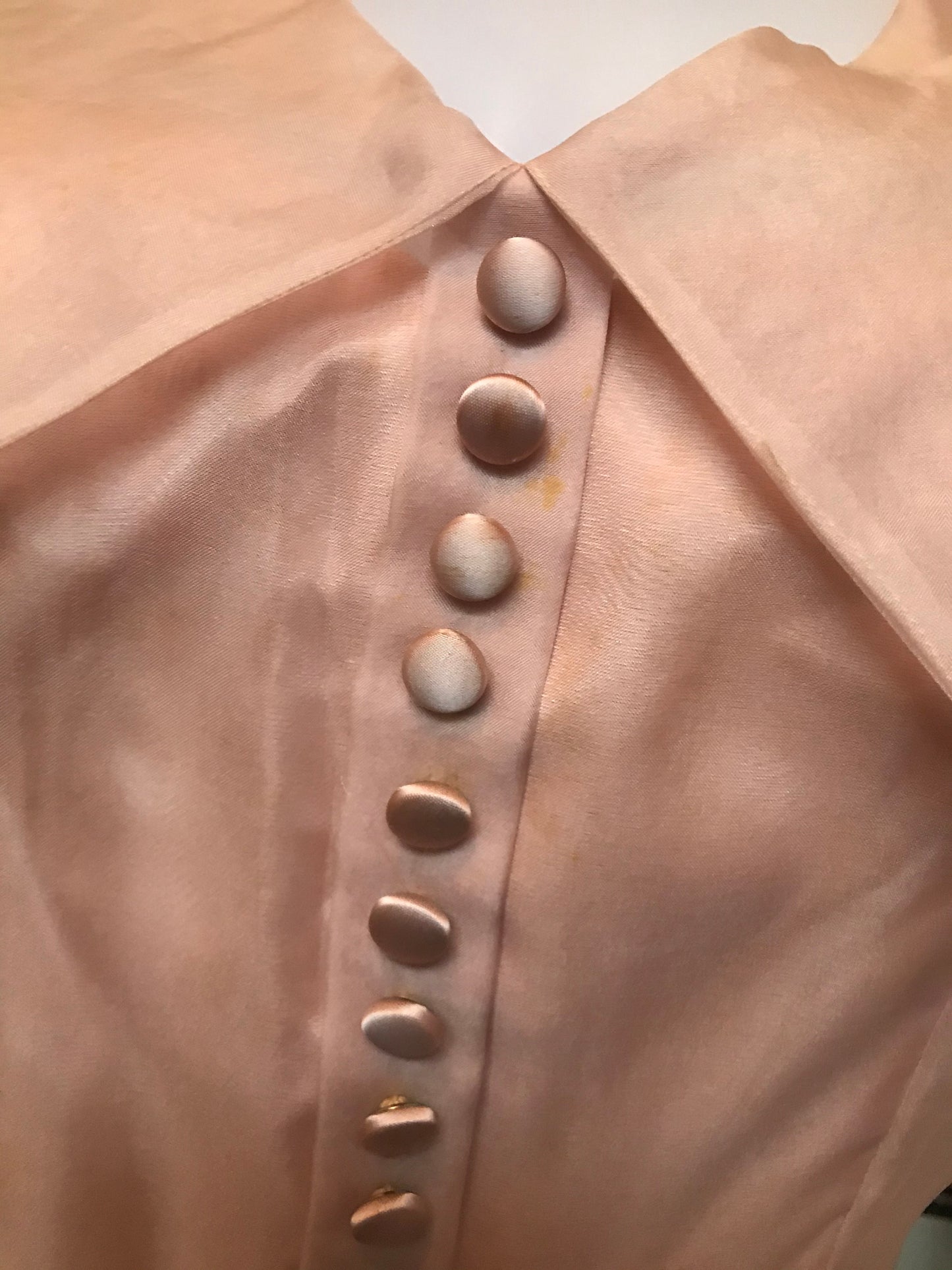 Vintage 1950s Pink Formal Fit-n-Flare Party Dress