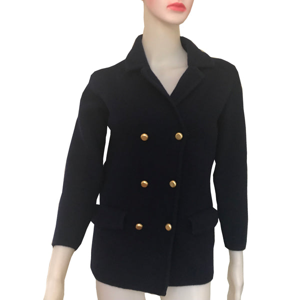 Vintage 1970s Military Style Wool Jacket