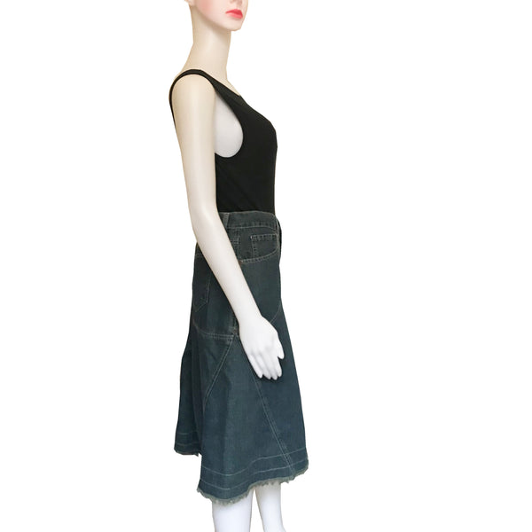 Vintage 1980s Gloria Vanderbilt Denim Skirt