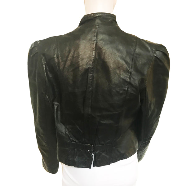 Vintage 1980s Wilsons Leather Cropped Jacket