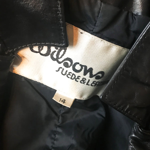 Vintage 1980s Wilsons Leather Cropped Jacket