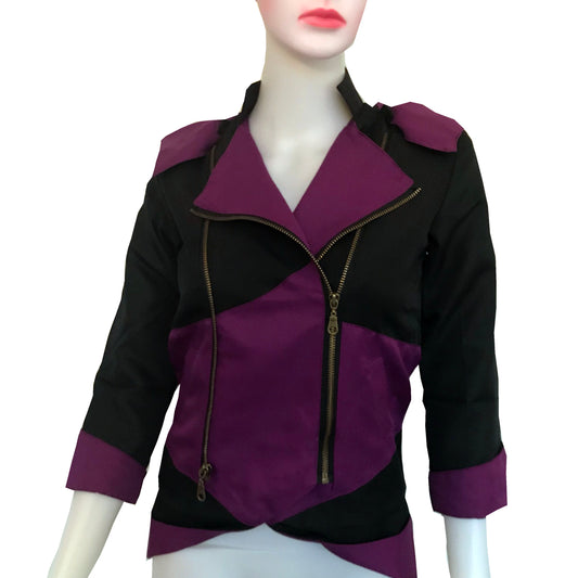 Vintage 1980s Zipper Jacket With Removable Hood