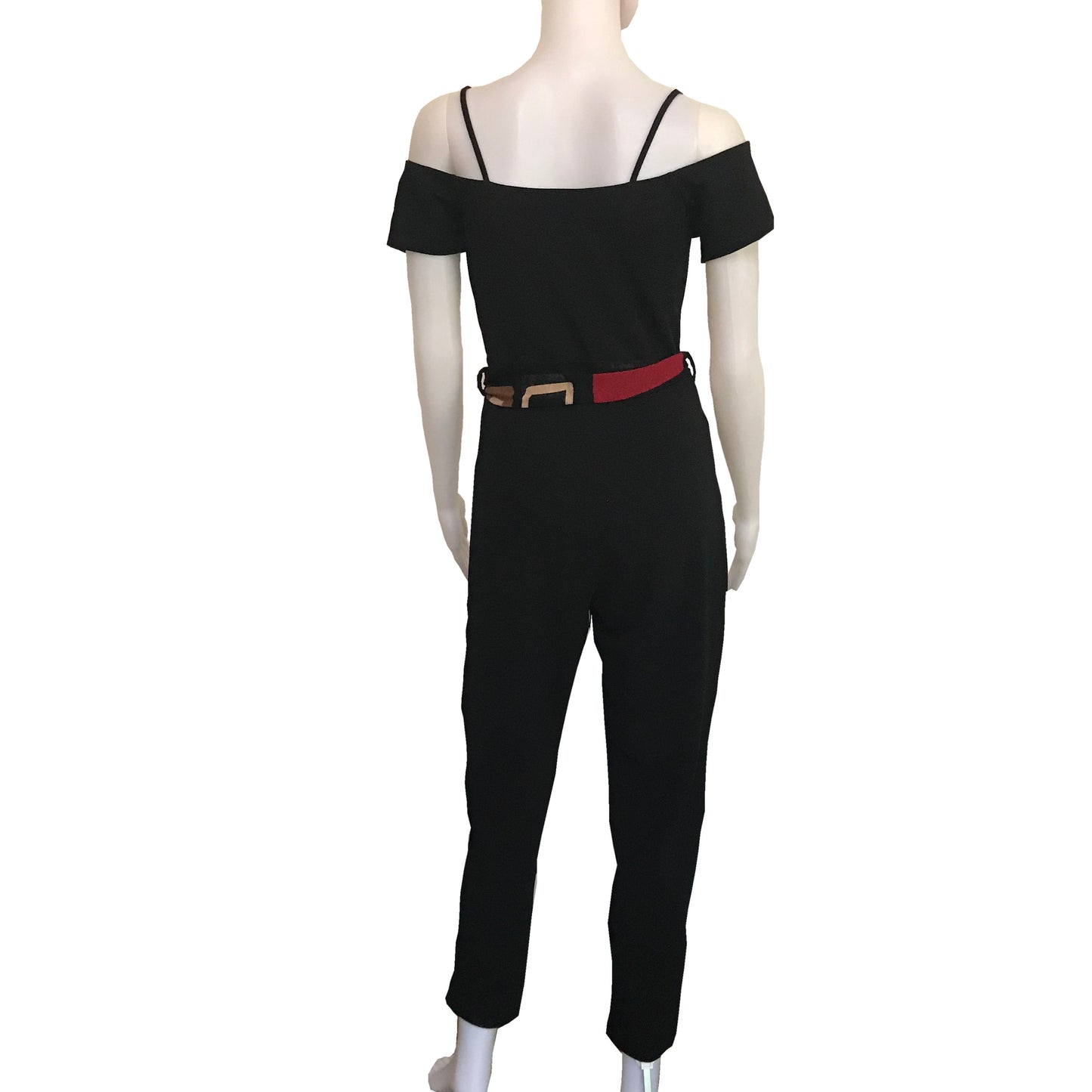 Vintage 1990s Off-the-Shoulder Mod Jumpsuit