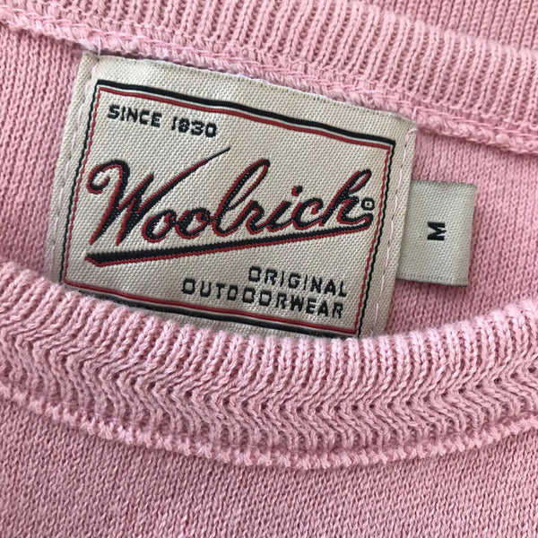 Vintage 1990s Pink Woolrich Short-Sleeve Sweater
