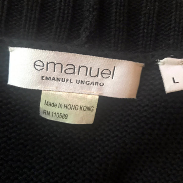 Emanuel Ungaro Long Sleeveless Sweater Duster