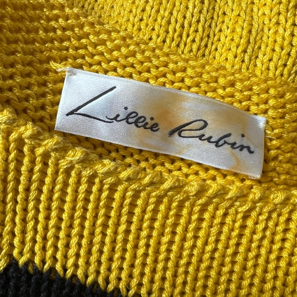Vintage 1980s Lillie Rubin Cat Sweater
